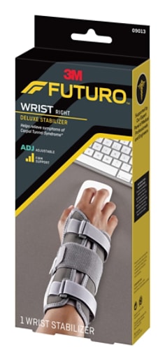 FUTURO (TM) US 09013ENR, 09014ENR, 09144ENR, 09090ENR, 45538ENR, 09137ENR, Deluxe Wrist Stabilizer