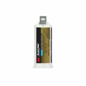 3M™ Scotch-Weld Low Odor Acrylic Adhesive DP810NS, Tan, 48.5 mL Duo-Pak, 12/Case image 3M™ Scotch-Weld Low Odor Acrylic Adhesive DP810NS, Tan, 48.5 mL Duo-Pak, 12/Caseimage