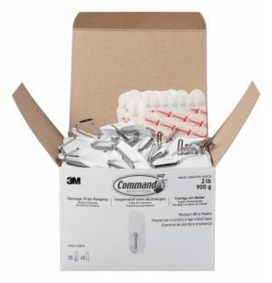 Command Medium Wire Hook 35 Hooks 40 Medium Strips 17065-S35NA image Command Medium Wire Hook 35 Hooks 40 Medium Strips 17065-S35NAimage