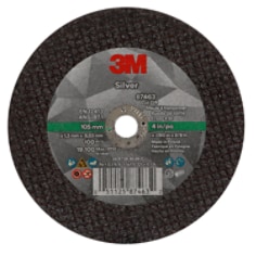 3M(TM) Silver Cut-Off Wheel, 87463, T1