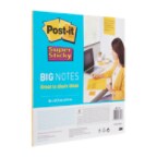 Post-it® Super Sticky BN11-EU, Notas Gigantes color Amarillo, 27.9 cm x 27.9 cm Bloc con 30 Hojas, 6 Blocs/Pack