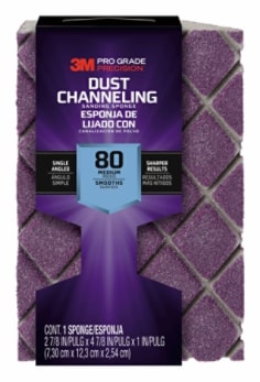 3M Pro Grade Pricision Dust Channeling Sponge 2501PGP80-ACH_CFIP