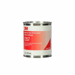 3M™ Neoprene High Performance Contact Adhesive 1357, Light Yellow, 1 Pint, 1 Can/Case, Sampleimage