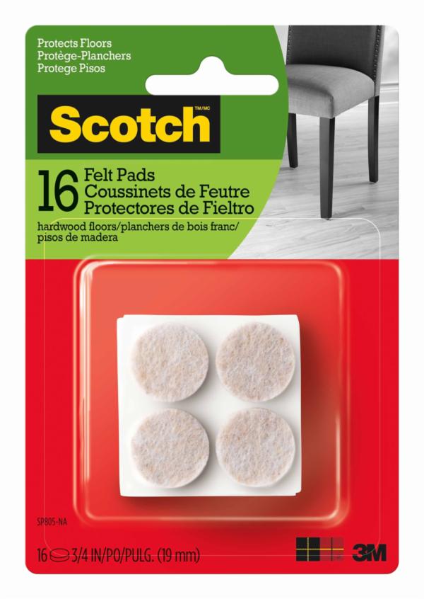 Scotch Round Felt Pads