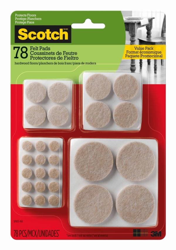 Scotch Round Felt Pads