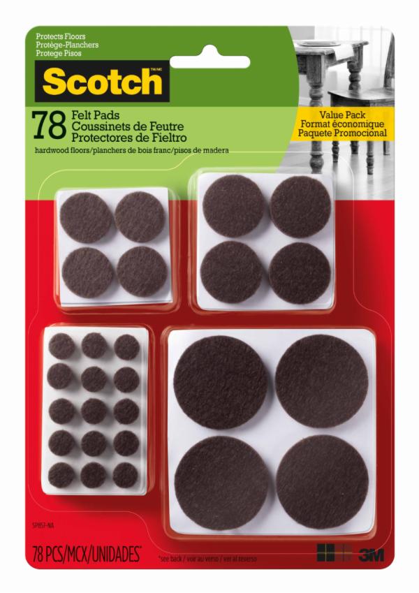 Scotch Round Felt Pads