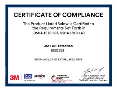 8530558 OSHA Certificate