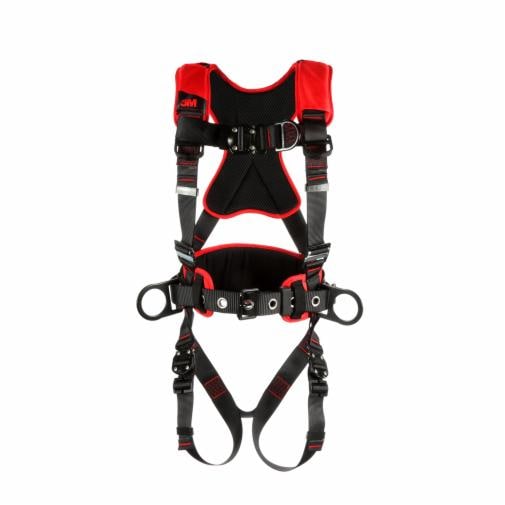 3M Protecta Comfort Construction Positioning Climbing Harness-Quick Connect Leg Quick Connect Chest