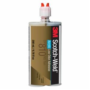 3M™ Scotch-Weld Low Odor Acrylic Adhesive DP810NS, Tan, 200 mL Duo-Pak, 12/Case image 3M™ Scotch-Weld Low Odor Acrylic Adhesive DP810NS, Tan, 200 mL Duo-Pak, 12/Caseimage