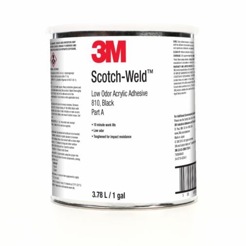 3M™ Scotch-Weld™ Low Odor Acrylic Adhesive 810 Black Part A