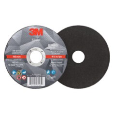3M™ Silver Cut-Off Wheel, 87465, T1, black, 4 1/2 in x 0.05 in x 7/8 in (11.43 cm x 1.27 mm)