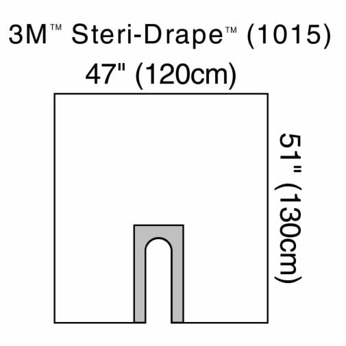 U-Drape Clr Plastic U slot Aperture w Adh Illus 1015