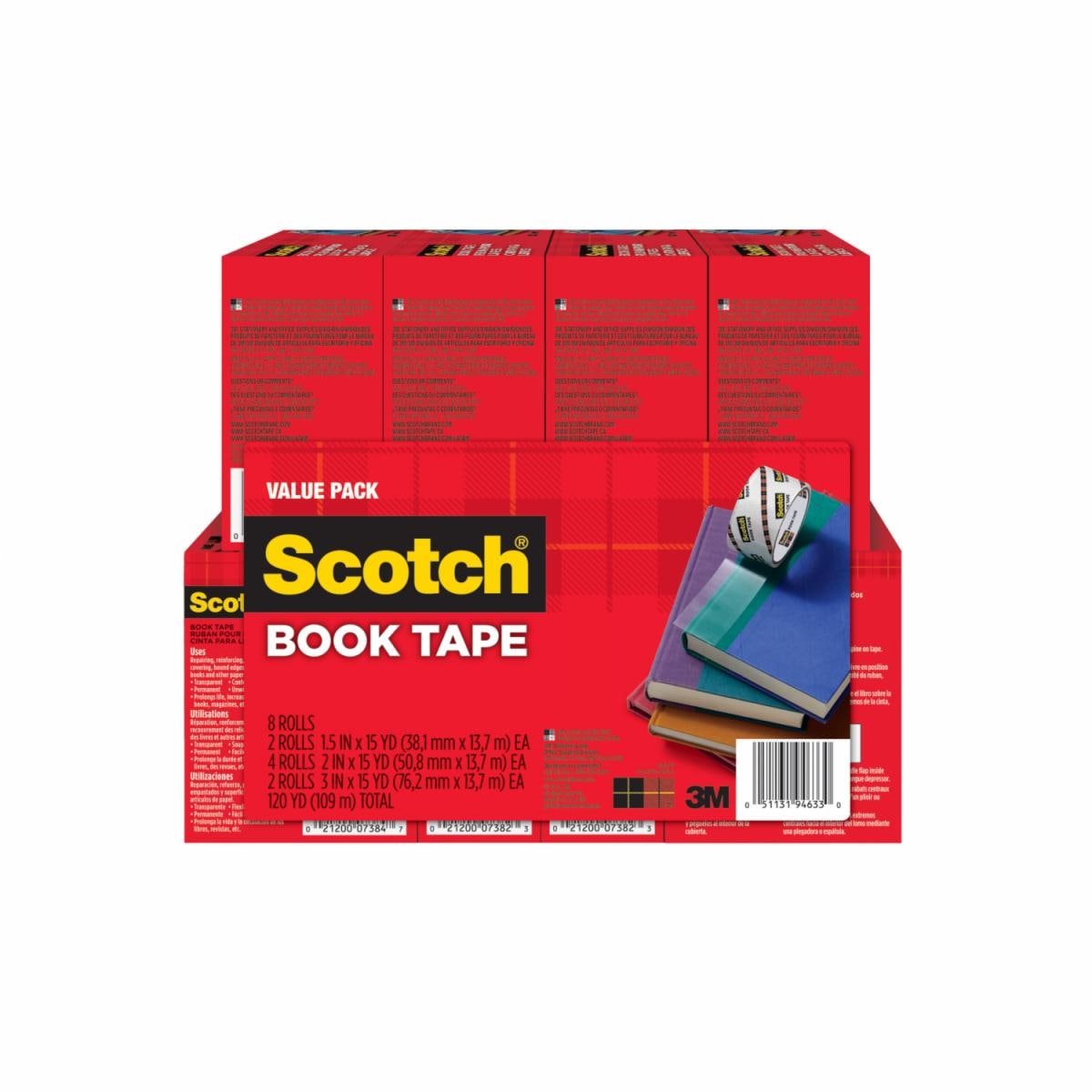 Scotch Book Tape Value Pack