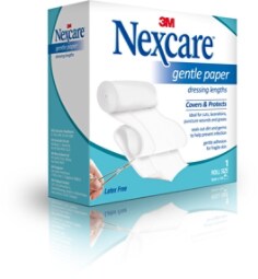 Nexcare™ Gentle Paper Dressing Length, 6cm x 1m