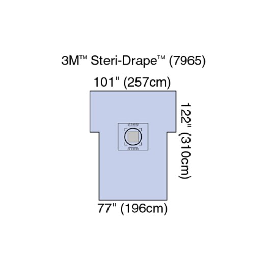 3M™ Steri-Drape™ Caesarean- Section Drape with Incise Pouch and Clear ...