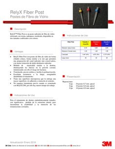 Dental-Ficha Técnica RelyX Fiber Post
