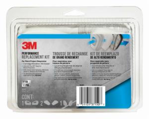 3M™ Performance Replacement Kit for the Paint Project Respirator OV/P95, 6023P1-DC, 1 kit/pack, 5 packs/caseimage