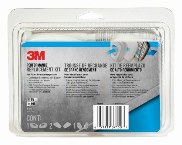 ™ Performance Replacement Kit for the Paint Project Respirator OV/P95