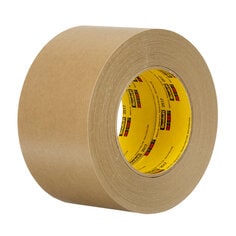 3M™ Flatback Tape 2517, Medium Brown, 6.5 mil, 72 mm x 55 m, 12