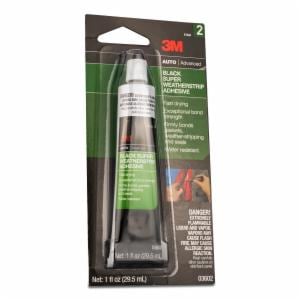3M™ Black Super Weatherstrip Adhesive, 33602, 30.0 mL, 12 tubes per caseimage