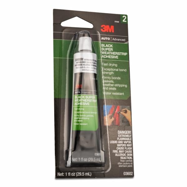 ™ Black Super Weatherstrip Adhesive