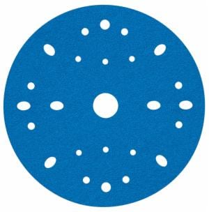 3M™ Hookit Blue Abrasive Disc 321U, 36170, 6 in, 40, Multi-hole, 50 Discs/Carton, 4 Cartons/Caseimage