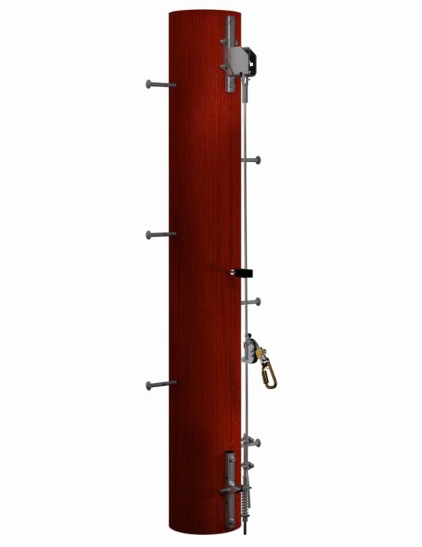 ™ DBI-SALA Lad-Saf Cable Vertical Safety System Bracketry For Wood Pole 6116635