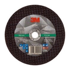 Rueda de corte plateada de 3M™, T41, 100 mm x 1 mm x 10 mm, PN51774