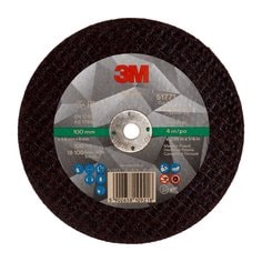 Rueda de corte plateada de 3M™, T41, 100 mm x 0.9 mm x 6 mm, PN51771