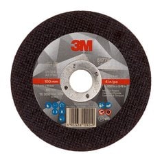 Rueda de corte plateada de 3M™, T41, 100 mm x 1.3 mm x 16 mm, PN51776