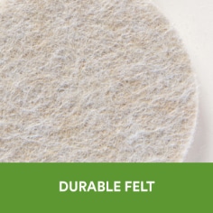 Scotch Surface and Protection 32 FeltPads Beige Durable Felt