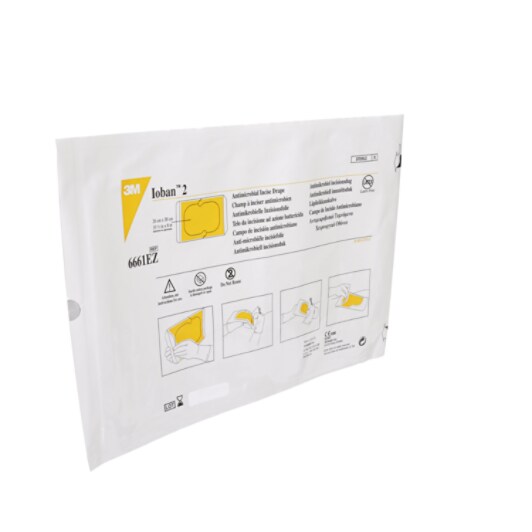 3m Ioban 2 Antimicrobial Incise Drape 6661ez 10 5 In X 8 In