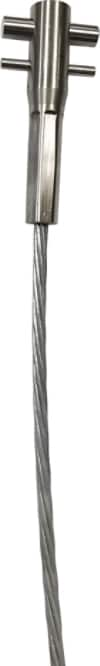 3M™ DBI-SALA® Lad-Saf™ Swaged Cable 6104010, 3/8 Inch, 1x7, Galvanized Steel, 10 FT