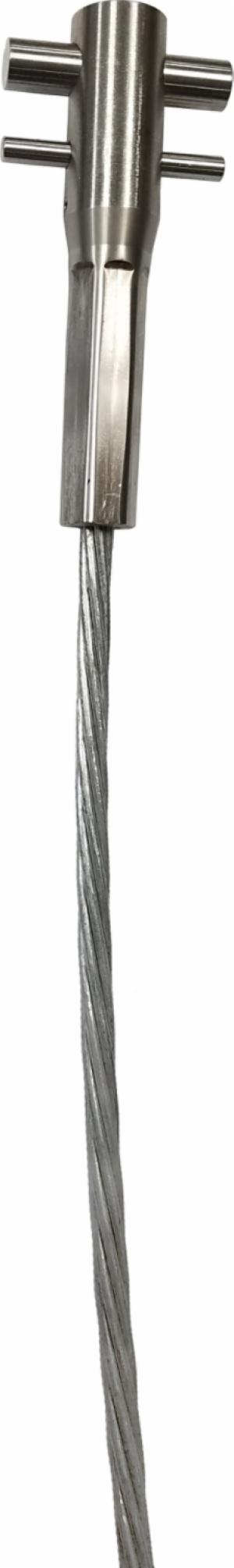 3M™ DBI-SALA Lad-Saf Swaged Cable 6104120, 3/8 Inch, 1×7, Galvanized Steel, 120 FTimage
