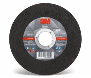 3M™ Silver Cut-Off Wheel, 87464, 60+, T1, 4.5 in x 0.04 in x 7/8 in, 50 ea/Case image 3M™ Silver Cut-Off Wheel, 87464, 60+, T1, 4.5 in x 0.04 in x 7/8 in, 50 ea/Caseimage