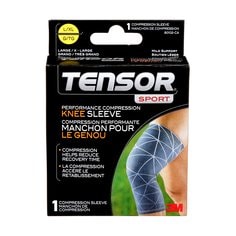 Tensor Sport Compression Knee Sleeve, large/extra-large