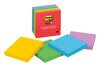 Post-it® Super Sticky Notes, 3 in x 3 in, Marrakesh Collection, 5 Pads/Pack