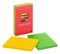 Post-it(R) Super Sticky Notes 660-3SSAN, Marrakesh Colors