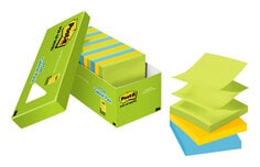 Post-it(R) Pop-up Notes R330-18AUCP, cabinet pack, Jaipur colors
