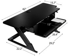 3M(TM) Precision Standing Desk XL Easy Lift, SD70B