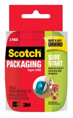 DP-1000-RR-2 Scotch(R) Sure Start Packaging Tape