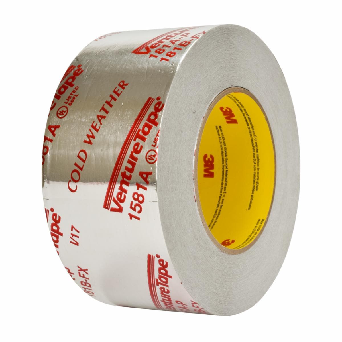 ™ Venture Tape UL181A-P Aluminum Foil Tape 1581A