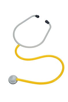 Single Patient Stethoscope Pediatric S Curve