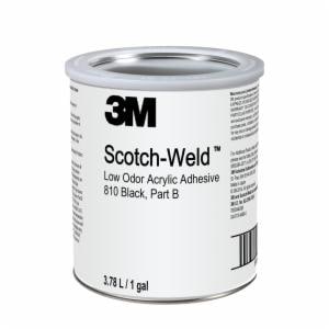 3M™ Scotch-Weld Low Odor Acrylic Adhesive 810, Black, Part B, 1 Gallon, 4 Can/Caseimage