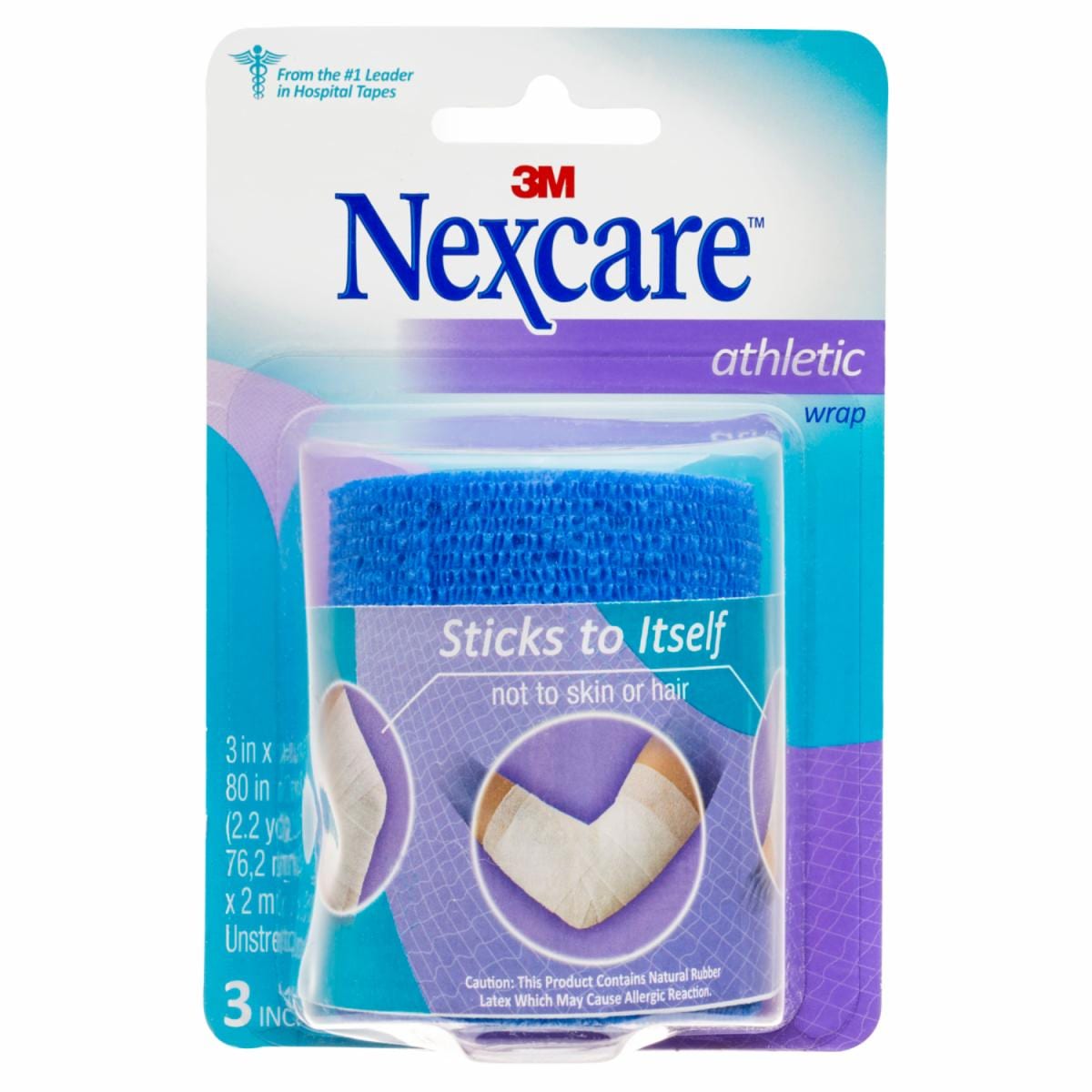 Nexcare™ Athletic Wrap, CR3B, Blue, 3 in x 5 yds stretched 3M Indonesia