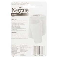 Nexcare Athletic Support Wraps 75mm x 2m White