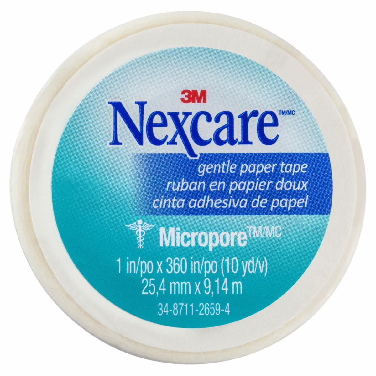 Nexcare™ Micropore™ First Aid Tape White 25.4mm x 9.14m 3M New Zealand