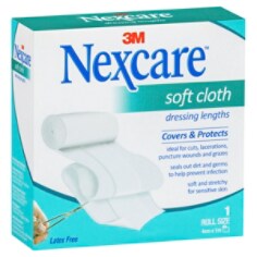 Nexcare Soft Cloth Dressing Length, 4cm x 1m