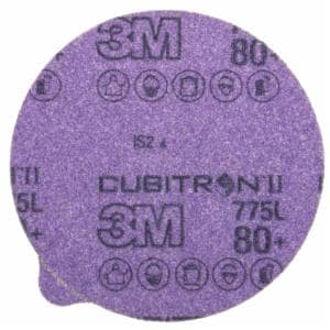 3M™ Cubitron II Stikit Film Disc 775L, 80+ 3MIL, 6 in x NH, Linered w/Tab, Die 600Z, 50/Carton, 250 ea/Case image 3M™ Cubitron II Stikit Film Disc 775L, 80+ 3MIL, 6 in x NH, Linered w/Tab, Die 600Z, 50/Carton, 250 ea/Caseimage