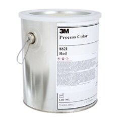 3M Process colour, 882-I, red, one gallon per container